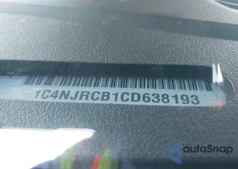 2012 Jeep Patriot Limited z USA, uszkodzony, nr VIN 1C4NJRCB1CD638193